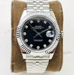 VR Factory Replica Rolex Datejust II Black Face 41mm Watch Diamond Markers